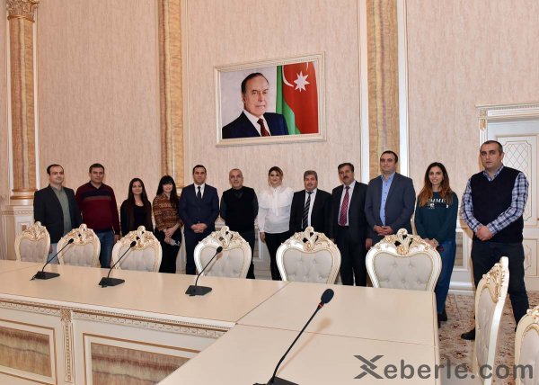 Bir qrup media nümayəndəsi Sumqayıtda olub-FOTOLAR