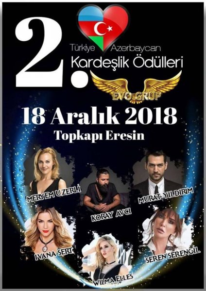 Azərbaycan məşhurları İstanbulda mükafatlandırılacaq