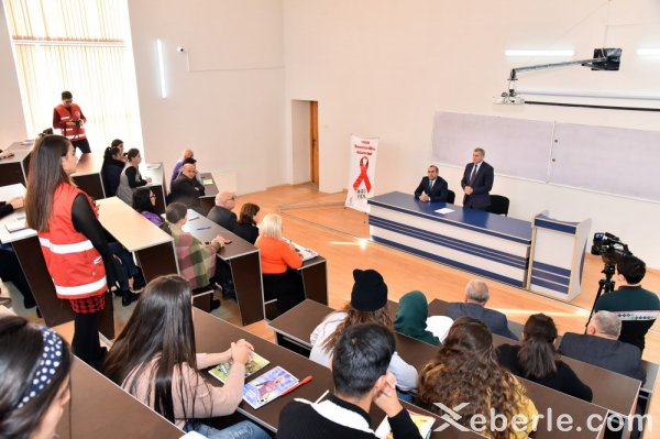 Sumqayıtda “İştirak et və öz İİV statusunu öyrən” - FOTOLAR