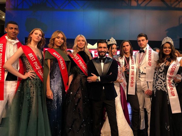 Azərbaycanlı model dünya ikincisi oldu - Foto