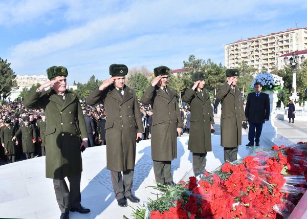 Sumqayıtda anım mərasimi keçirilib - FOTOLAR