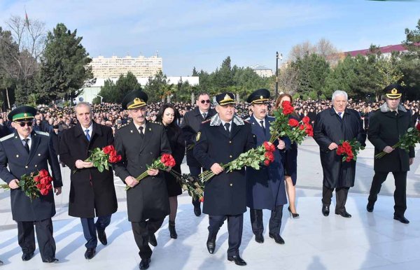 Sumqayıtda anım mərasimi keçirilib - FOTOLAR