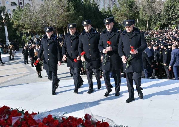 Sumqayıtda anım mərasimi keçirilib - FOTOLAR