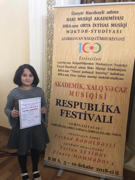 Sumqayıt Uşaq musiqi məktəbinin şagirdlərinin növbəti uğuru - FOTO 