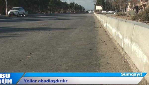 Sumqayıtda daha bir küçə uzun illərdən sonra təmir olunur – VİDEO