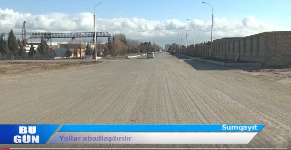 Sumqayıtda daha bir küçə uzun illərdən sonra təmir olunur – VİDEO