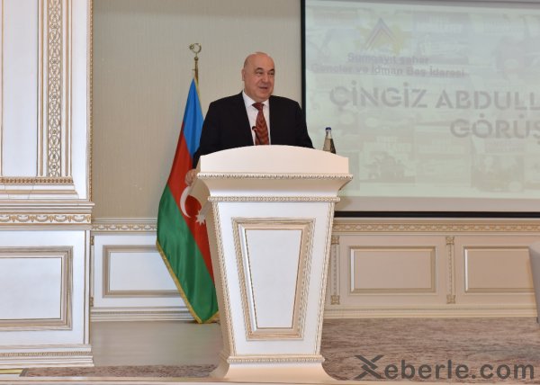 Sumqayıtda Çingiz Abdullayevlə gənclərin görüşü keçirilib -FOTOLAR