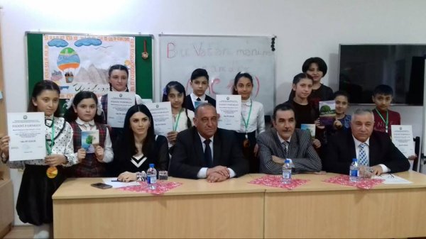 Sumqayıtda “Bu vətən mənim anamdır” adlı bədii-qiraət müsabiqəsi keçirilib - FOTOLAR