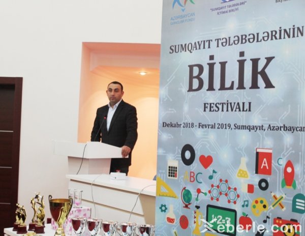 Sumqayıt tələbələrinin “Bilik” festivalı layihəsinə start verilib - FOTOLAR