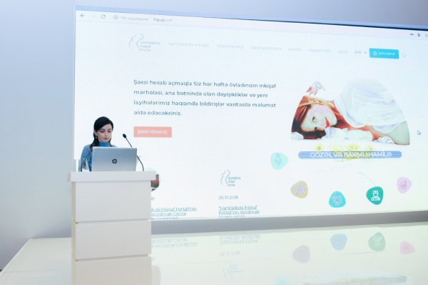 “Hamiləlikdə İnkişaf Portalı” layihəsinin təqdimatı keçirilib - FOTO