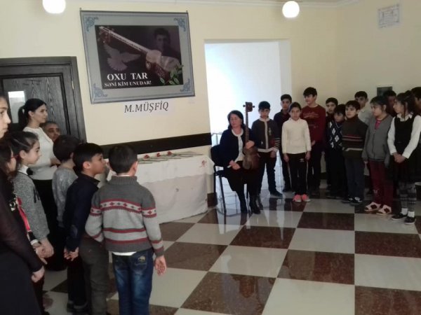 Xızı rayonunda Mikayıl Müşfiqin xatirəsi anılıb - FOTPOLAR