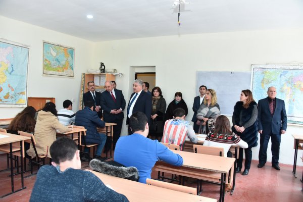 Sumqayıt Dövlət Universitetində  imtahanların gedişatı yoxlanıldı- FOTOLAR