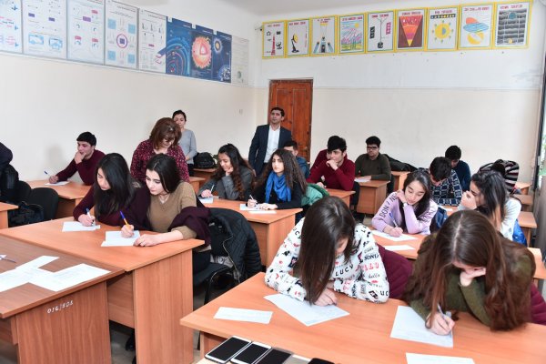 Sumqayıtda bu dəfə kolleci yoxladılar - FOTO