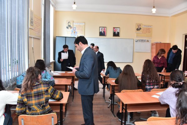 Sumqayıtda bu dəfə kolleci yoxladılar - FOTO