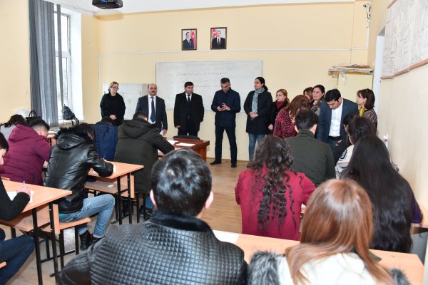 Sumqayıtda bu dəfə kolleci yoxladılar - FOTO