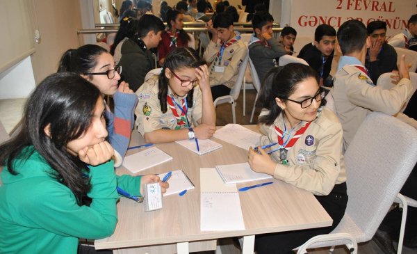 “Skautlar İntellektə Doğru” İntellektual Oyunu layihəsinə  start verildi - FOTOLAR