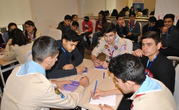 “Skautlar İntellektə Doğru” İntellektual Oyunu layihəsinə  start verildi - FOTOLAR