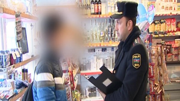 Yeniyetmələrə siqaret və araq satanlar cərimələndi - FOTO