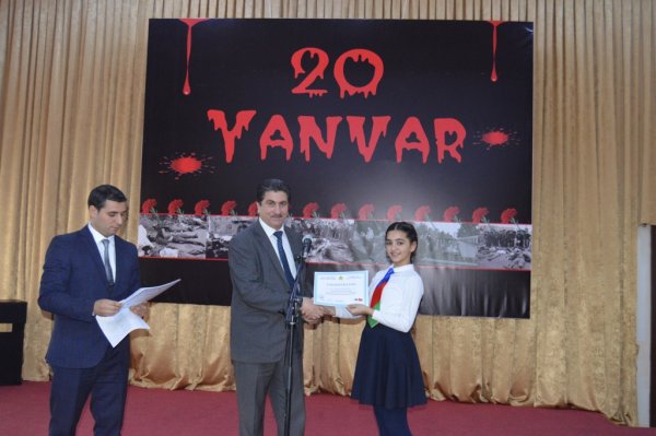 Sumqayıtda 20 Yanvar faciəsinin 29-cu ilə bağlı silsilsilə tədbirlər keçirilir -FOTOLAR