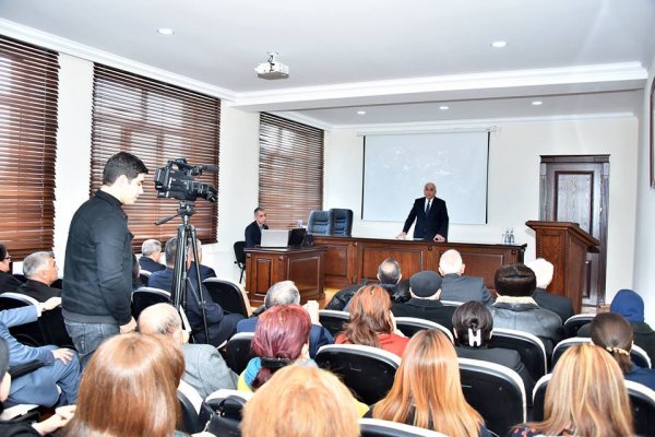 SDU-da 20 Yanvar faciəsi qurbanlarının əziz xatirəsi böyük ehtiramla yad edilib - FOTO