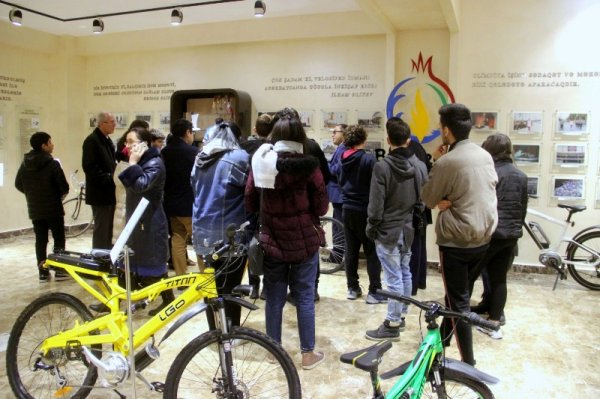 Şəhid övladları Velotrekdə - FOTOLAR