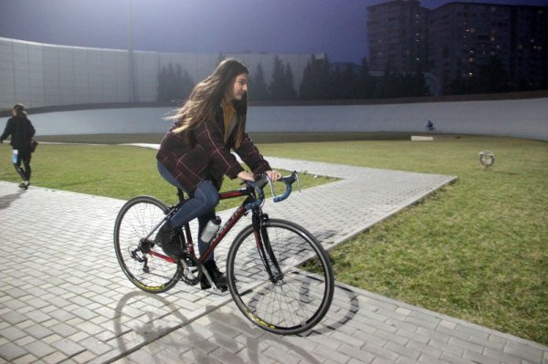 Şəhid övladları Velotrekdə - FOTOLAR
