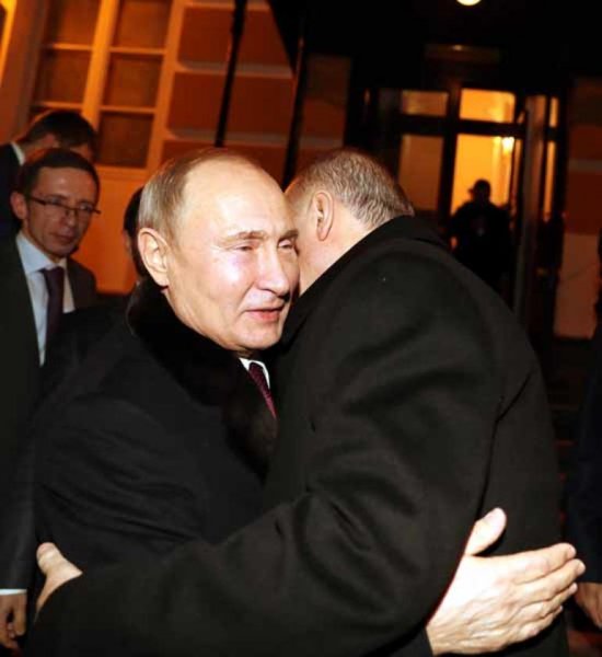 Putin Ərdoğanla belə vidalaşdı - FOTO