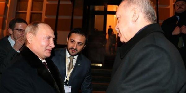 Putin Ərdoğanla belə vidalaşdı - FOTO