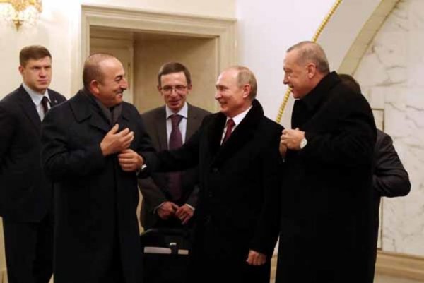 Putin Ərdoğanla belə vidalaşdı - FOTO