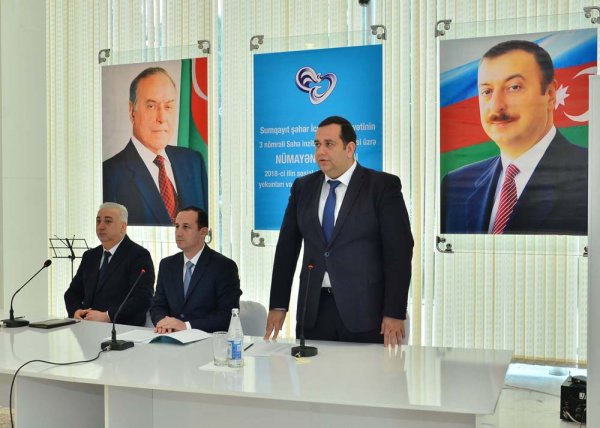 Sumqayıtda 3 nömrəli sahə inzibati ərazi dairəsi üzrə nümayəndəlik hesabat verdi -FOTO