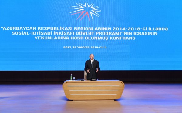 Prezident 4 ilin yekunlarına həsr olunan konfrans keçirib - YENİLƏNİB (FOTOLAR)