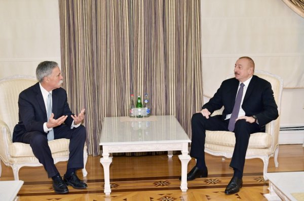 İlham Əliyev Çeyz Kerini qəbul etdi - FOTO