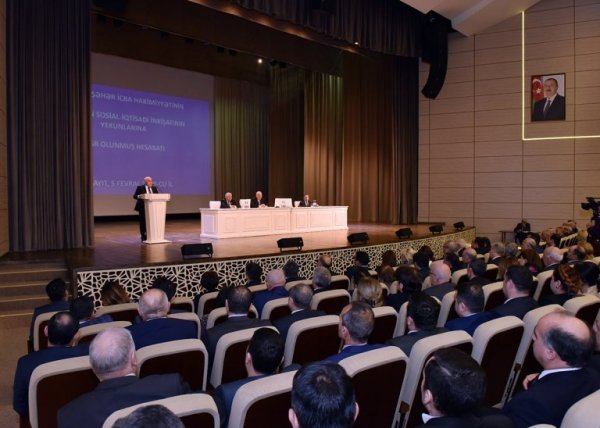 Sumqayıtda ötən ilin yekunları müzakirə olunub - FOTO