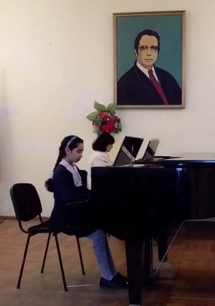 Sumqayıtda  dahi bəstəkar anıldı - FOTOLAR