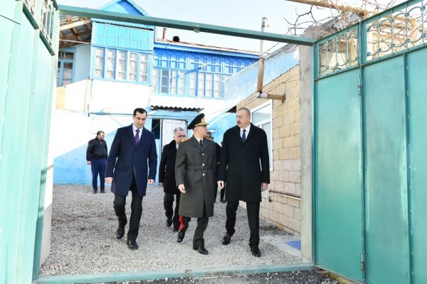 Prezidentin Şamaxıda sakinlərlə səmimi FOTOLARI