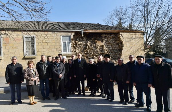 Prezidentin Şamaxıda sakinlərlə səmimi FOTOLARI