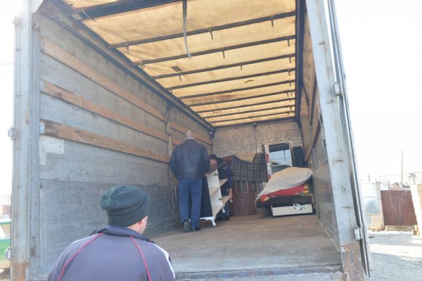 Sumqayıtda məcburi köçkünlərin yeni mənzillərə köçürülməsinə başlanılıb - FOTOLAR