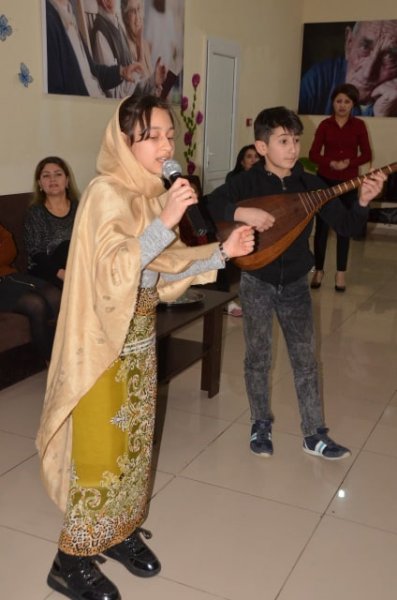 Sumqayıt Regional Mədəniyyət İdarəsi sosial xidmət müəssisəsində tədbir keçirib -FOTOLAR
