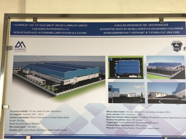 Azərbaycan kiçik tonnajlı avtomobillər istehsal edəcək (FOTO)