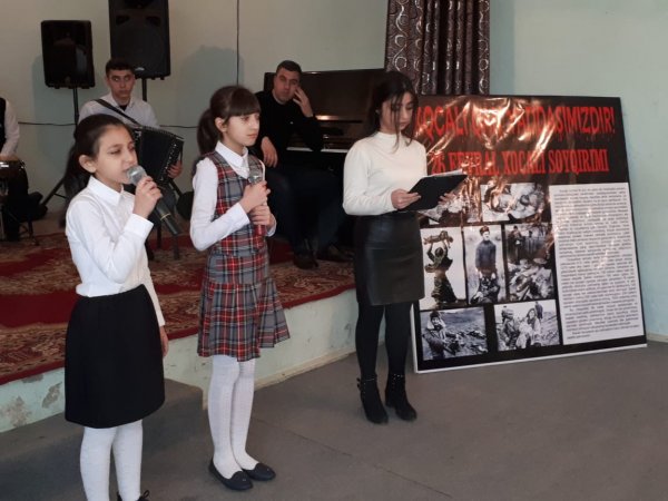 Sumqayıtda "Şəhid olan şəhərim" adlı ədəbi-bədii gecə keçirilib - FOTOLAR