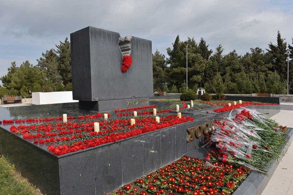 Sumqayıtda Xocalı yürüşü - FOTO