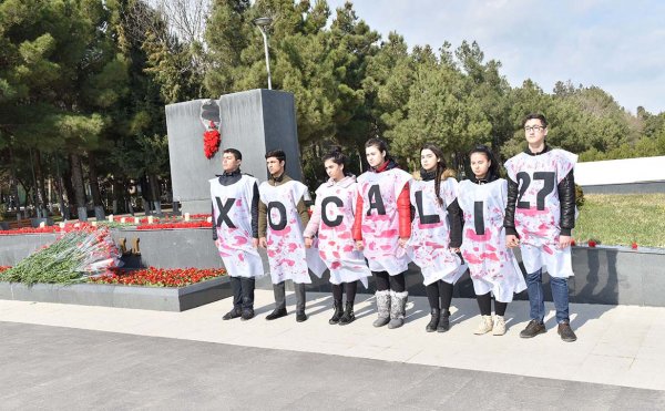 Sumqayıtda Xocalı yürüşü - FOTO
