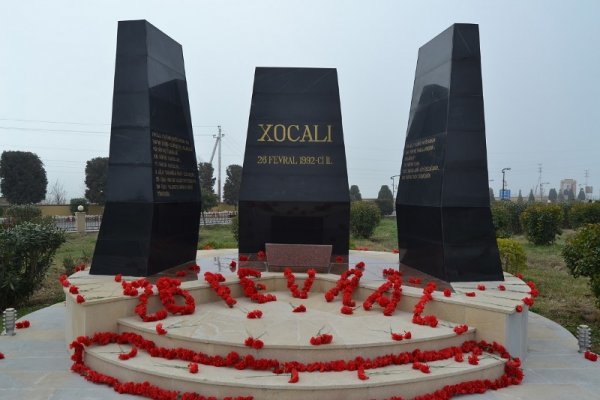 Cəbhə bölgəsində izdihamlı Xocalı yürüşü - FOTOLAR