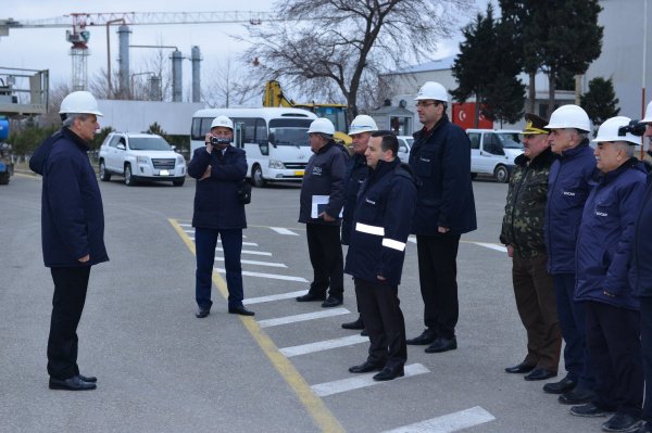 Sumqayıtda mülki müdafiə YOXLAMASI- FOTOLAR