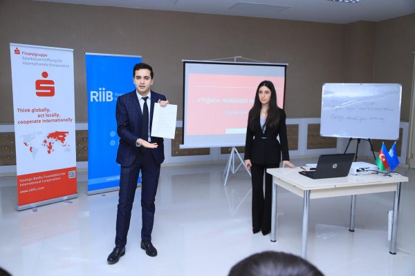 RİİB regionlarda maliyyə savadlılığının artırılması ilə bağlı təlimlər keçirir (FOTO)