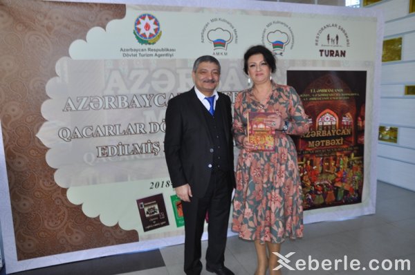 Sumqayıtda “Azərbaycan mətbəxi Qacarlar dövrünün bərpa edilmiş xörəkləri” kitabının təqdimatı - FOTOLAR