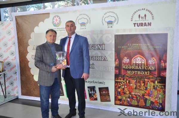 Sumqayıtda “Azərbaycan mətbəxi Qacarlar dövrünün bərpa edilmiş xörəkləri” kitabının təqdimatı - FOTOLAR