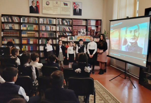 Sumqayıt şəhər Mərkəzi Uşaq Kitabxanasında yubiley tədbirləri keçirilib - FOTOLAR