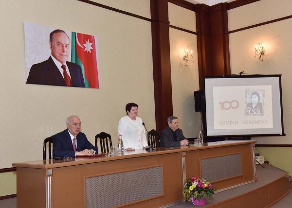 Sumqayıtda Azərbaycanın ilk qadın metallurqunun 100 illiyi qeyd olunub - FOTOLAR