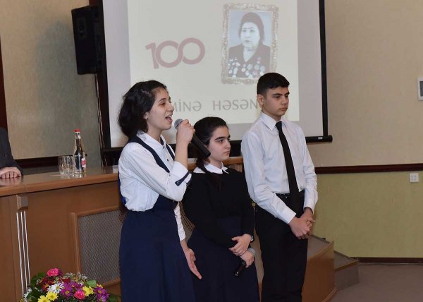 Sumqayıtda Azərbaycanın ilk qadın metallurqunun 100 illiyi qeyd olunub - FOTOLAR